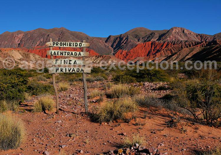 Paysage autour de Tilcara circuit tilcara