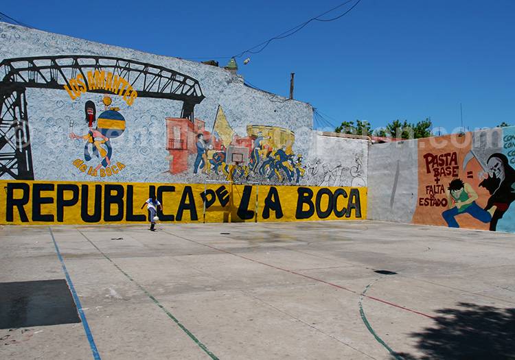 Le foot à la Boca, un symbole fort Le foot à la Boca, un symbole fort