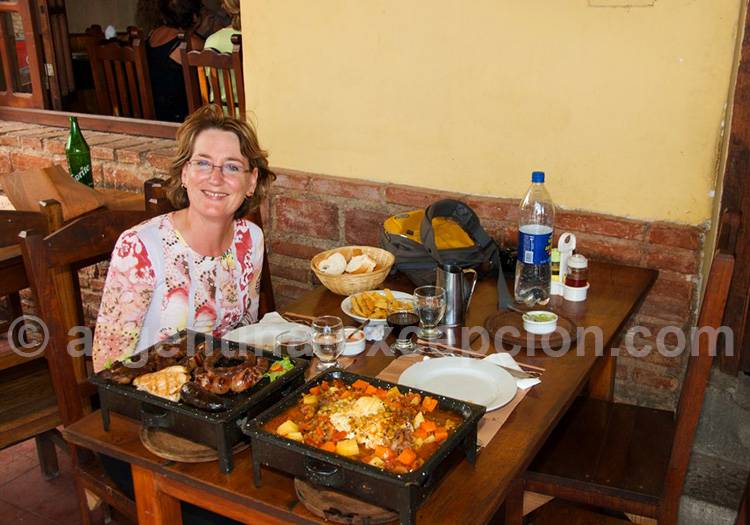 Que manger dans la Quebrada de las Flechas Que manger dans la Quebrada de las Flechas