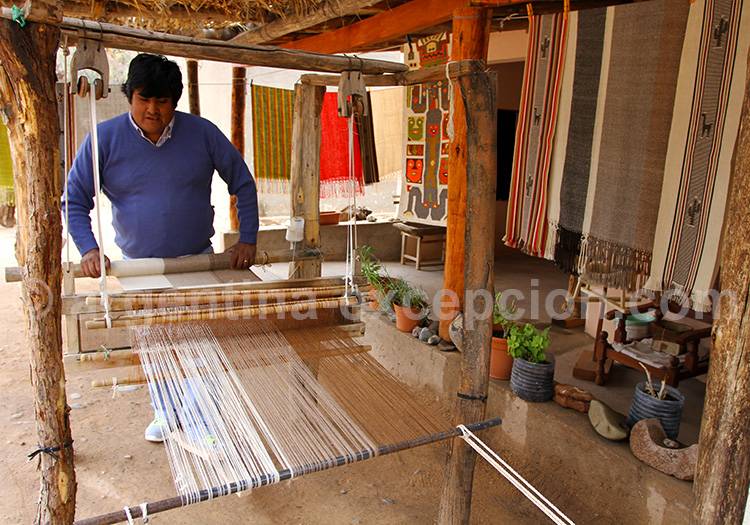 L'art du tissage dans la vallée de Las Flechas L'art du tissage dans la vallée de Las Flechas