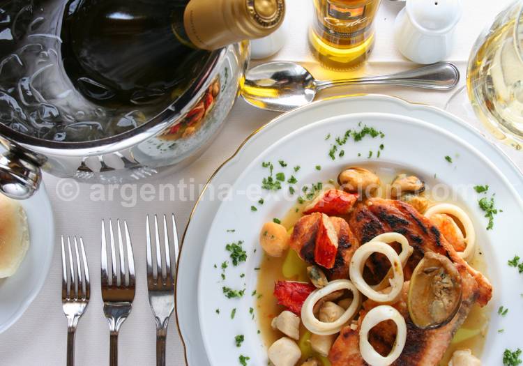 Plats typiques de Puerto Madryn Plats typiques de Puerto Madryn