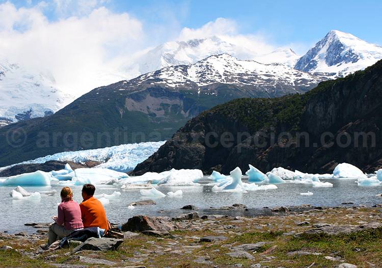 Glacier et baie d'Onelli Glacier et baie d'Onelli