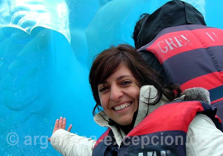 Navigation sur le lago Grey Navigation sur le lago Grey