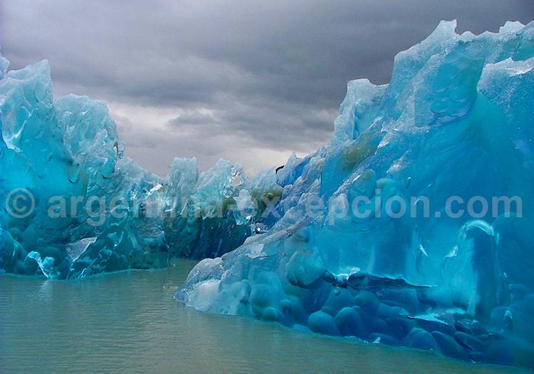 Les glaces du glacier Grey Les glaces du glacier Grey