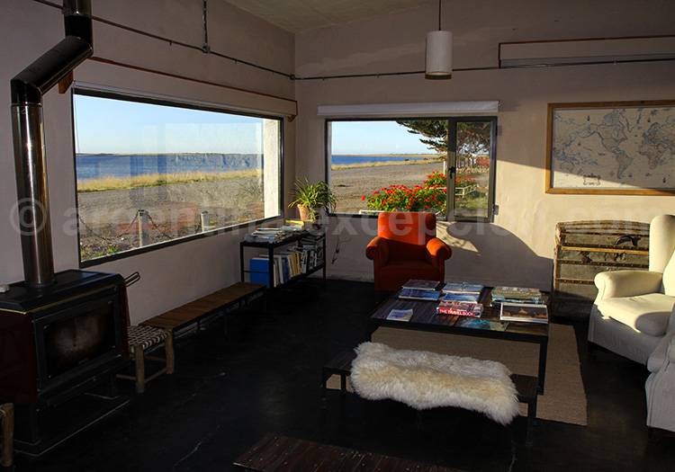 Salon de l'estancia Bahia Bustamante Salon de l'estancia Bahia Bustamante