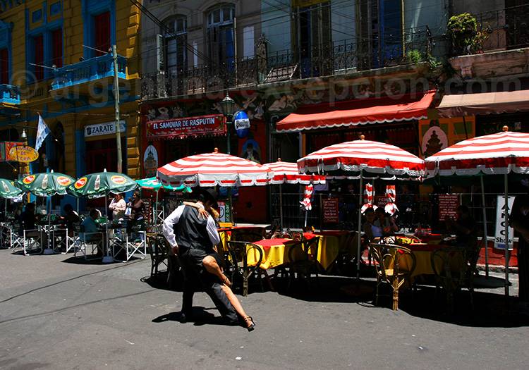 Tango dans les rues de La Boca Tango dans les rues de La Boca