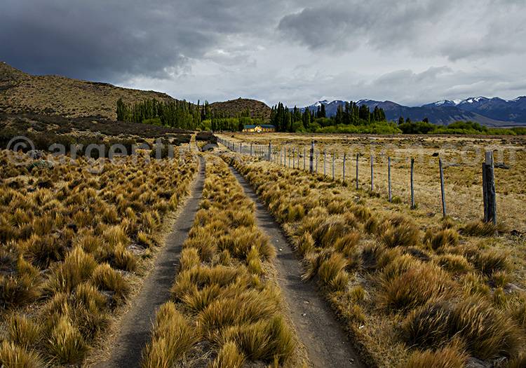 Arrivée à l'estancia La Anita, Patagonie Arrivée à l'estancia La Anita, Patagonie