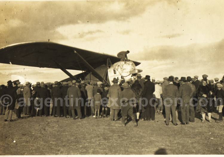 L'accueil en Patagonie. Archive Gilbert Pellaton L'accueil en Patagonie. Archive Gilbert Pellaton