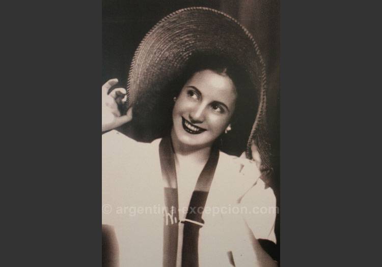 L'actrice Eva Duarte musée Evita de Buenos Aires L'actrice Eva Duarte musée Evita de Buenos Aires