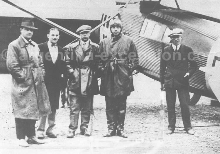 Comodoro Rivadavia, Cambaceres, Ing.Ulled-Augé, St-Ex, Rivadell, 31-oct-1929 (Colección Oscar Rimondi) Comodoro Rivadavia, Cambaceres, Ing.Ulled-Augé, St-Ex, Rivadell, 31-oct-1929 (Colección Oscar Rimondi)