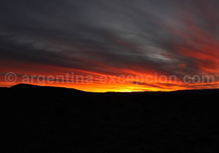 Couché de soleil en Patagonie Couché de soleil en Patagonie