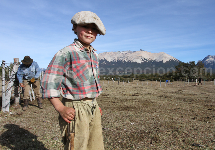 Un gauchito et sa boina, estancia Tres Valles Un gauchito et sa boina, estancia Tres Valles