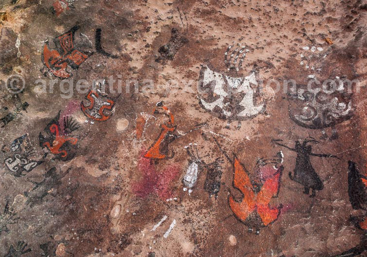 Guachipas, Cerro de Las Cuevas Pintadas, Art rupestre, Salta Guachipas, Cerro de Las Cuevas Pintadas, Art rupestre, Salta