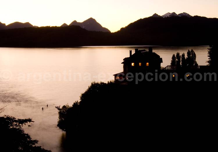 Pêche sur le lac Correntoso Pêche sur le lac Correntoso