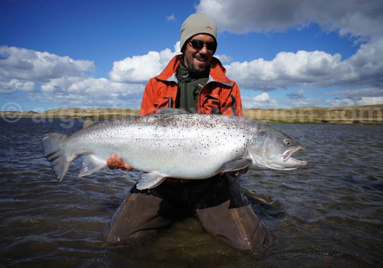 Pêche sur le Rio Grande, Terre de Feu Pêche sur le Rio Grande, Terre de Feu