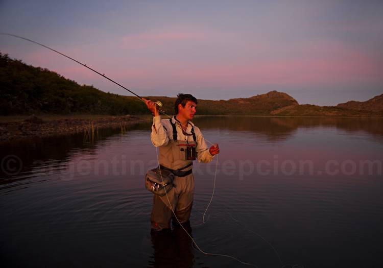 Pêche à la truite, estancia Tres Valles Pêche à la truite, estancia Tres Valles
