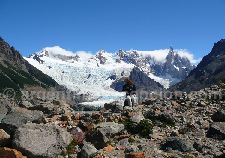 Glacier Torres, massif du Fitz Roy Glacier Torres, massif du Fitz Roy