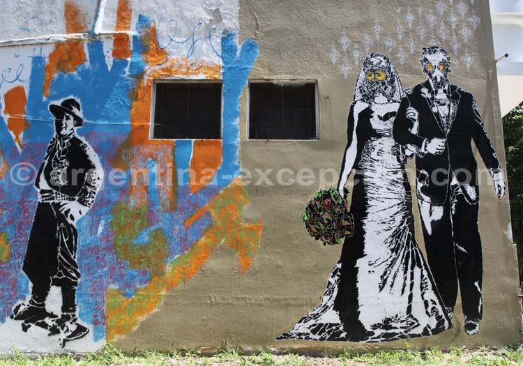 Palermo, collage et graffitis Palermo, collage et graffitis