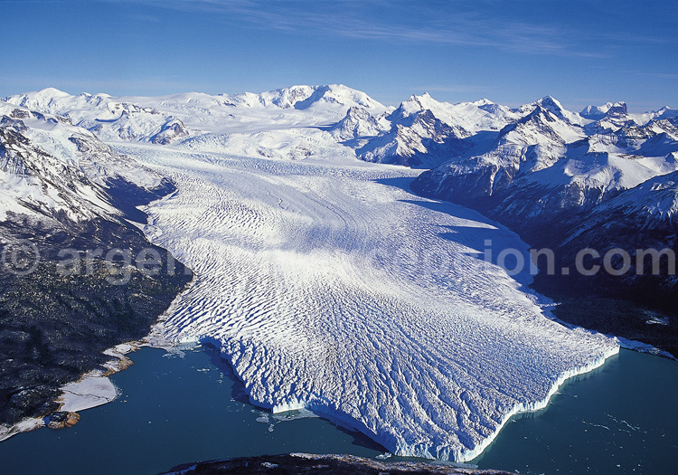 Grand champ de glace et glacier Perito Moreno Grand champ de glace et glacier Perito Moreno