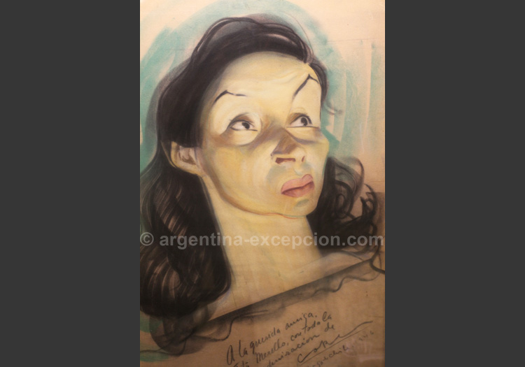 Portrait Tita Merello 1946, café Tortoni Portrait Tita Merello 1946, café Tortoni