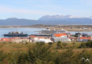Vue du port d'Ushuaia avant d'embarquer pour l'Antarctique