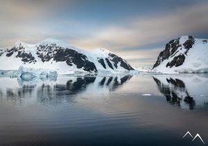 paysage dégagé en Antarctique