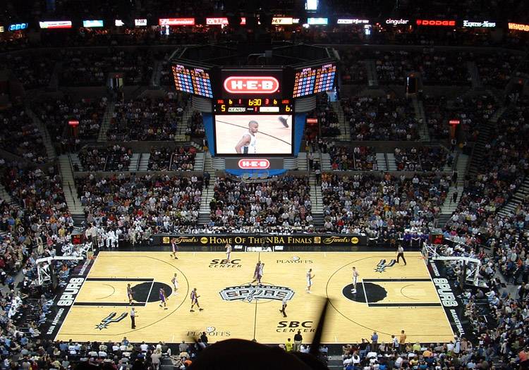 Stade San Antonio spurs - Crédit licence CC Stade San Antonio spurs - Crédit licence CC