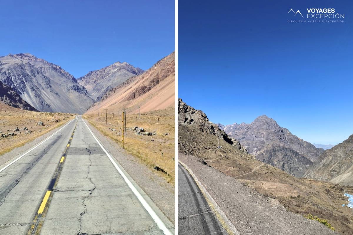 De Santiago à Mendoza De Santiago à Mendoza