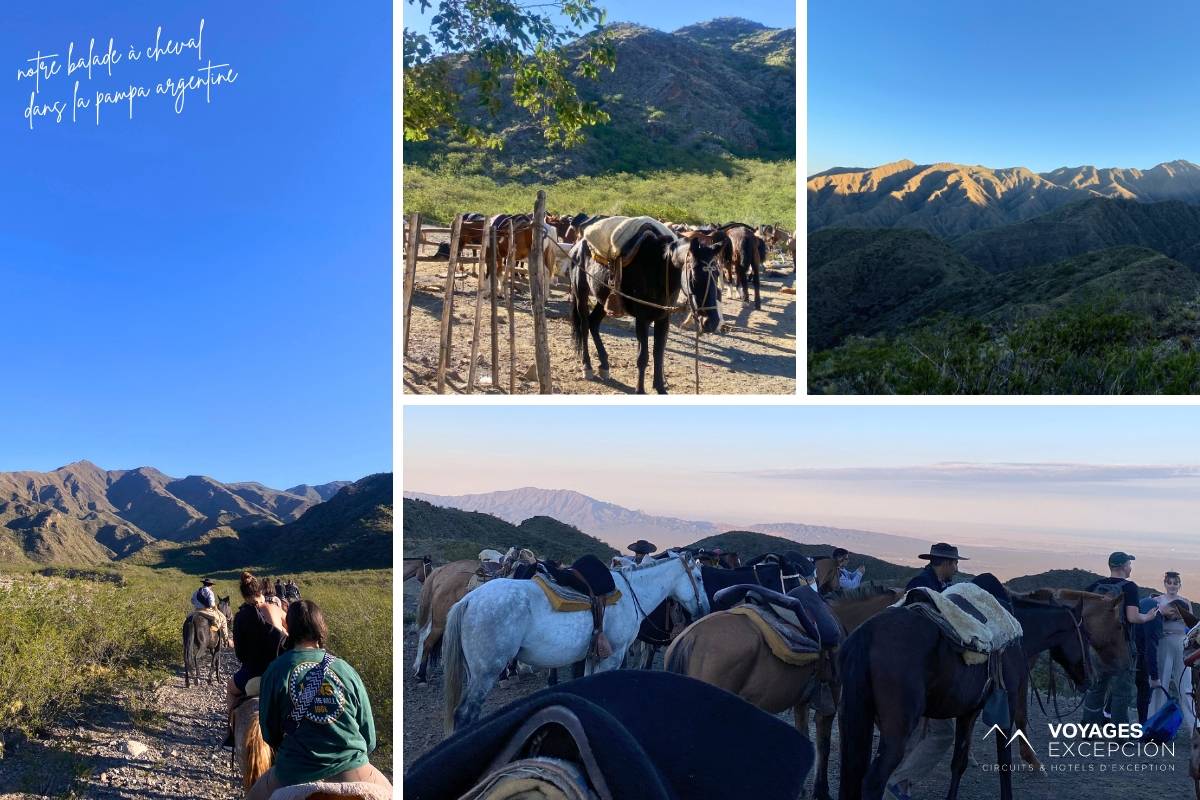Balade à cheval dans la Pampa et la cordillère des Andes Balade à cheval dans la Pampa et la cordillère des Andes