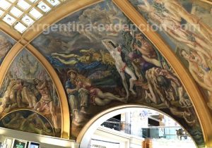Peintures murales des galerías pacífico à Buenos Aires