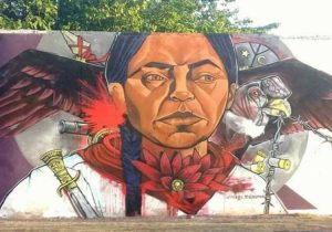 Fresque Martina Chapanay à San Juan