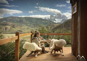 Vue imprenable sur les montagnes à l'estancia Bonanza en Argentine