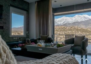 Carmelo Mountain Lodge, chambre double avec vue cordillère des Andes Carmelo Mountain Lodge, chambre double avec vue cordillère des Andes