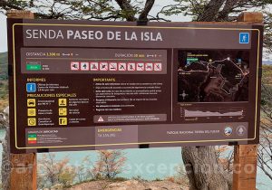 Panneau du Paseo de la Isla
