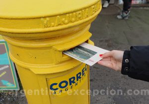 Lettre postée Terre de Feu